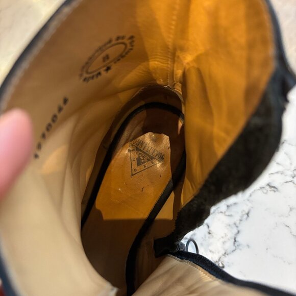 Vintage John Fluvog Sixties Mod Split Leather Ankle Boots - Picture 8 of 13